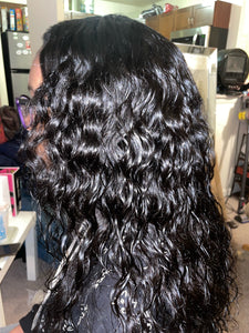 RAW Indian curly wavy